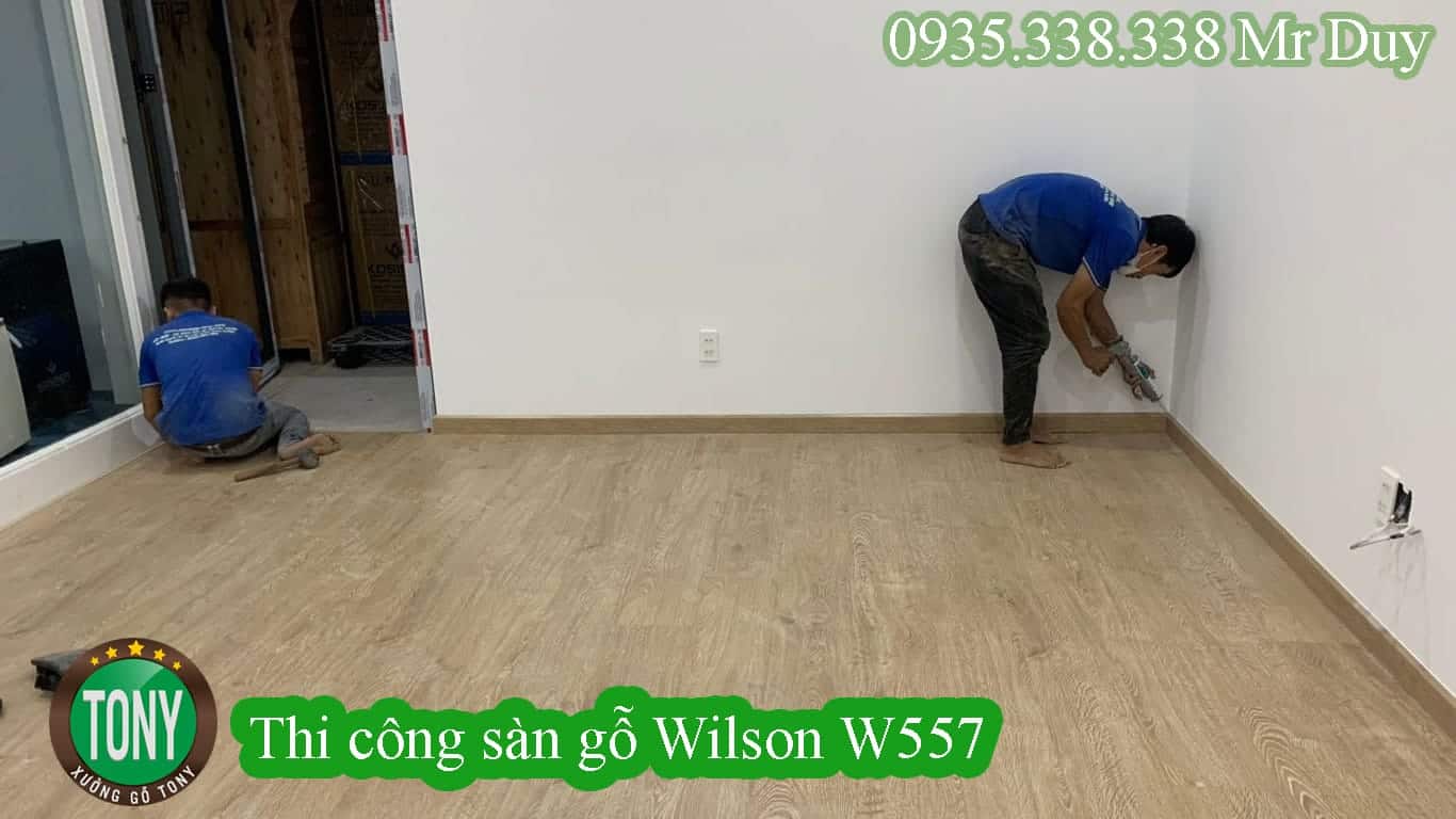 Thi công sàn gỗ Wilson - Giải pháp hoàn hảo cho ngôi nhà của bạn