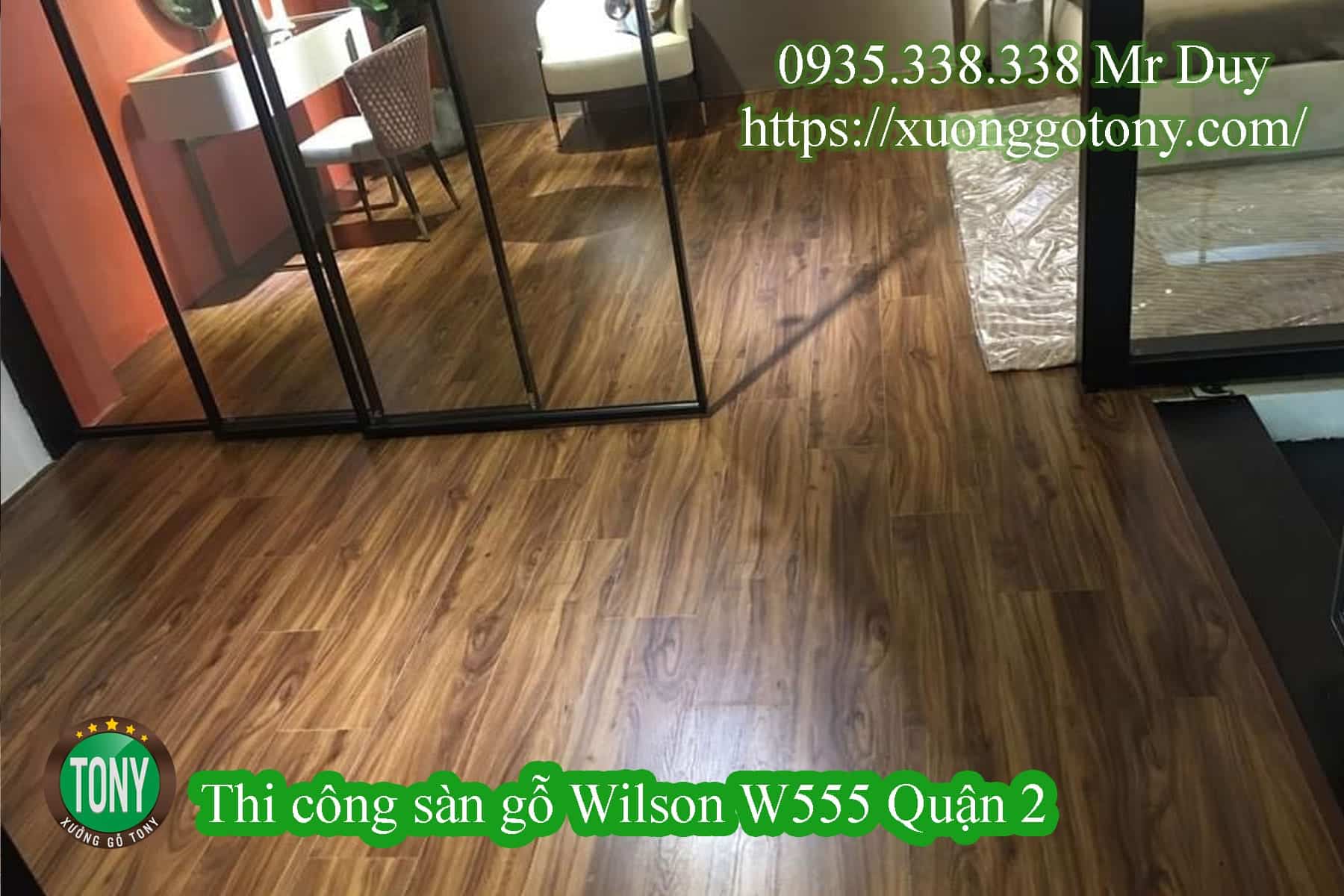 Thi công sàn gỗ Wilson - Giải pháp hoàn hảo cho ngôi nhà của bạn