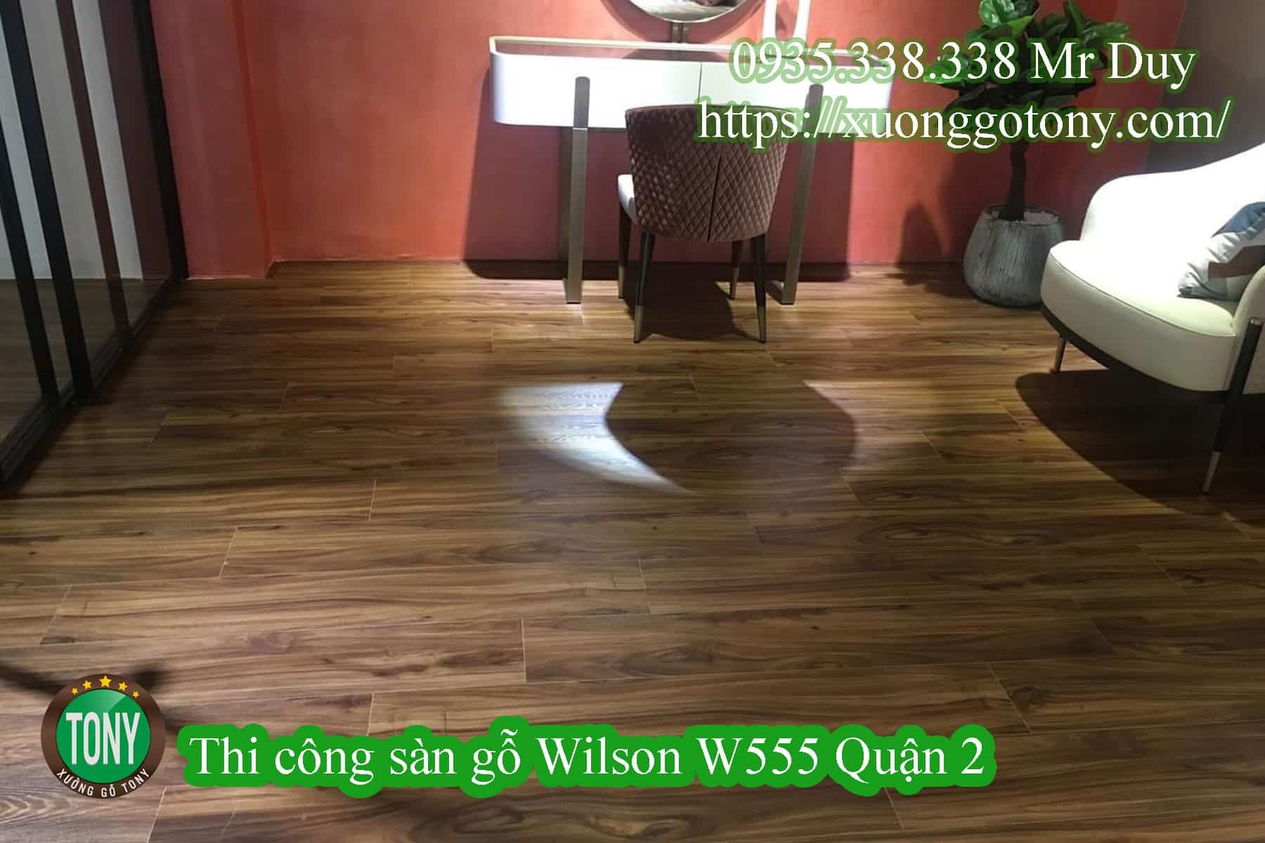 Thi công sàn gỗ Wilson - Giải pháp hoàn hảo cho ngôi nhà của bạn