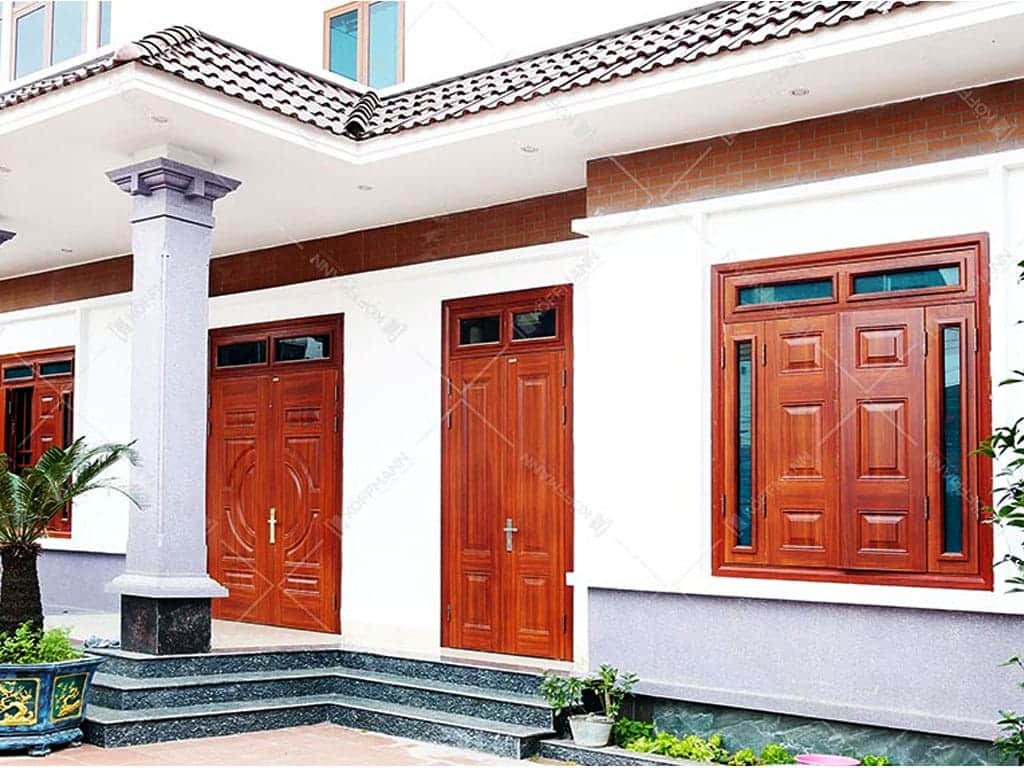 Cấu tạo cửa thép vân gỗ Koffmann