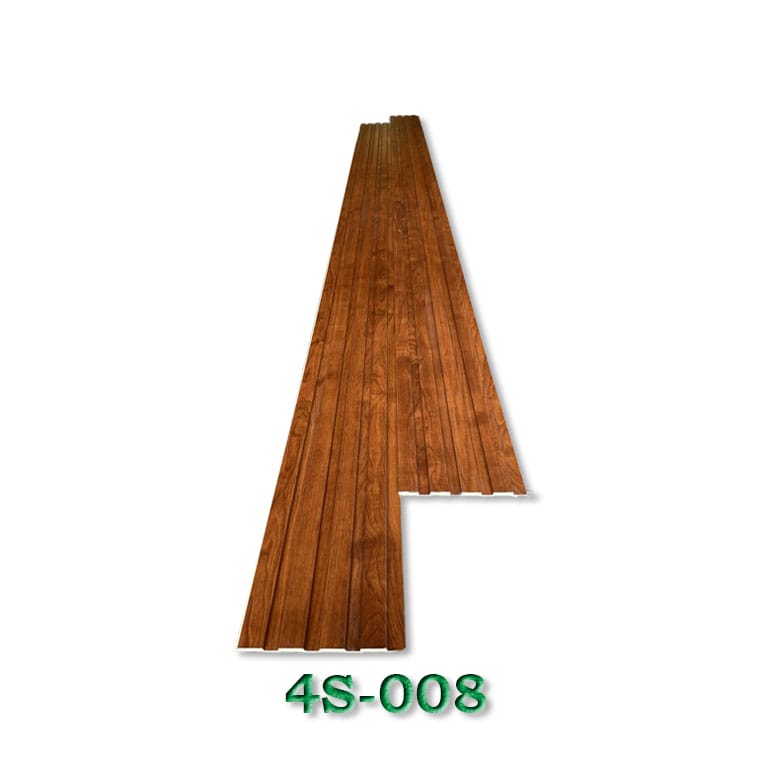 Tấm nhựa ốp tường giả gỗ 4S-008