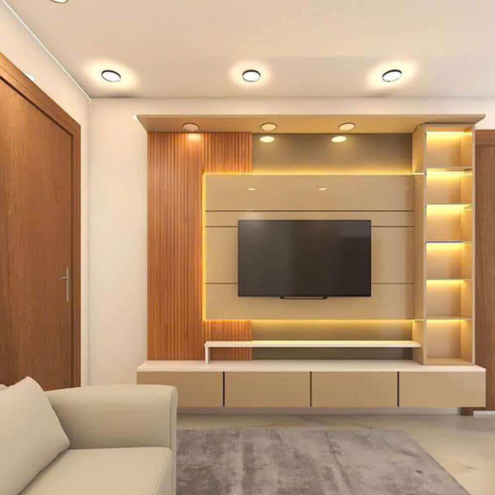 Thi công Vách Tivi - Giải Pháp Trang Trí Hiện Đại Cho Phòng Khách Của Bạn