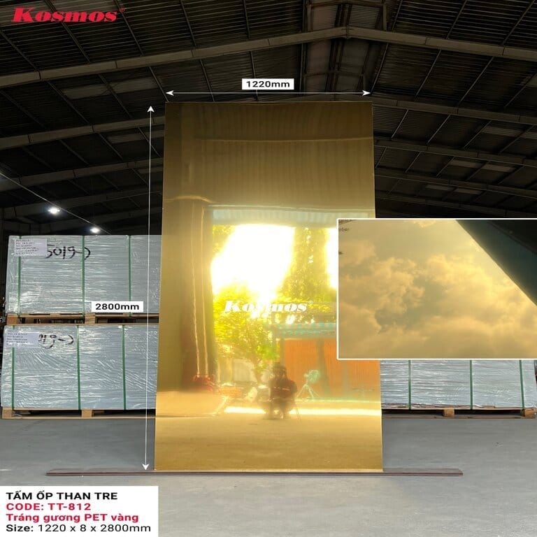 Tấm ốp sợi than tre Kosmos TT-812 Tấm ốp sợi than tre Kosmos TT-812