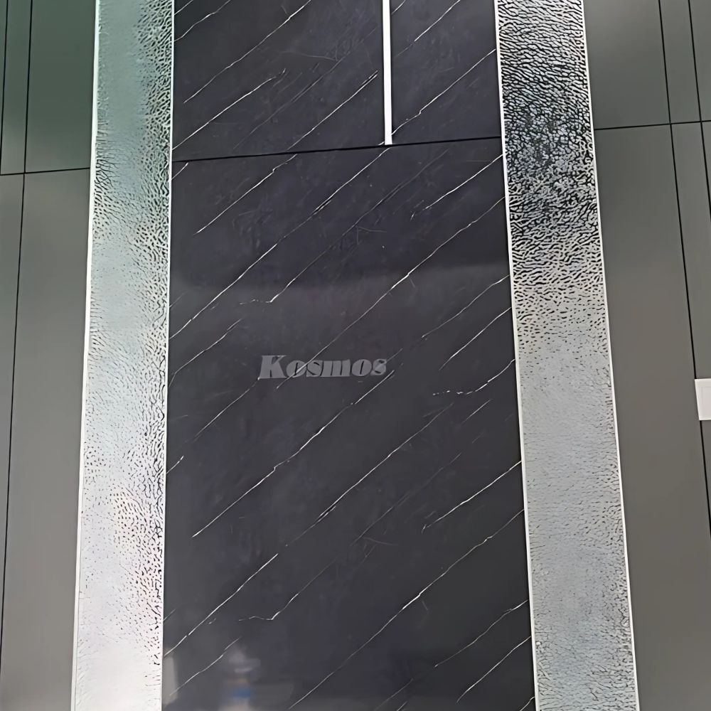 Tấm than tre TT-827 Tấm ốp than tre vân đá đen Kosmos TT-827