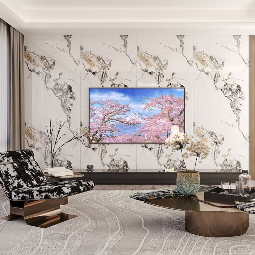 op-tuong-pvc-trang-van-may-xam-pvc232 Nhựa Ốp Tường Giả Đá Trắng Vân Mây Xám PVC232 Galawood - Vẻ Đẹp Hiện Đại & Thanh Lịch