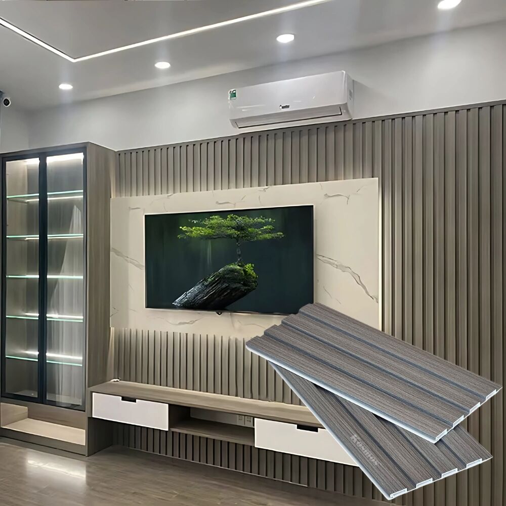 Thi công nhựa ốp tường vân gỗ màu xám (grey wood) 1 Thi công nhựa ốp tường vân gỗ màu xám (grey wood)