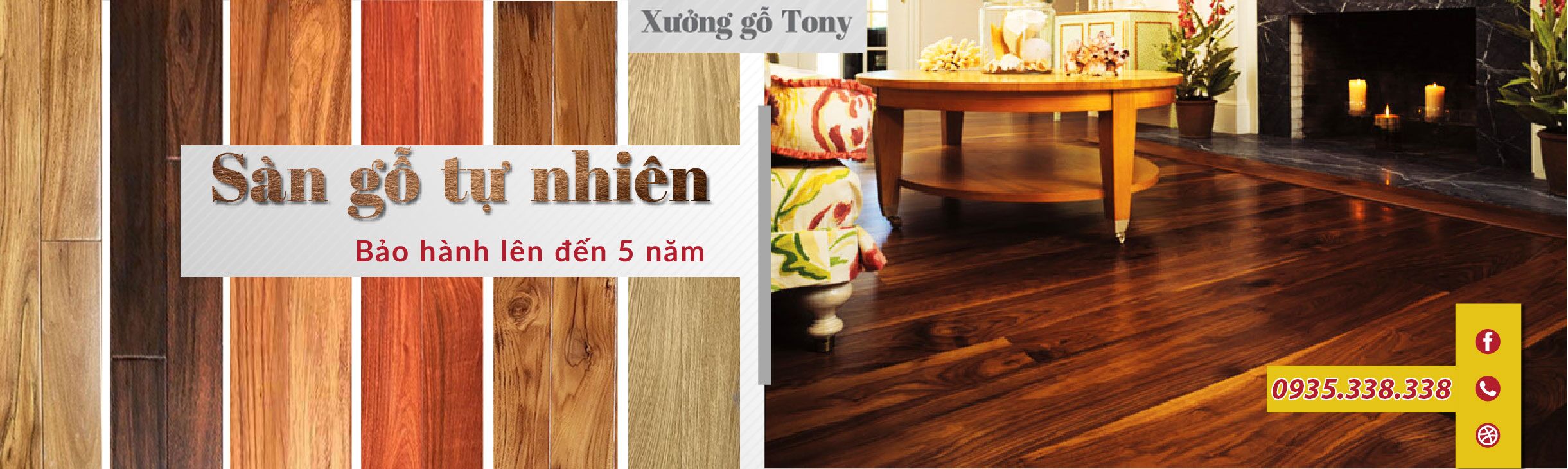 Banner sàn gỗ tự nhiên