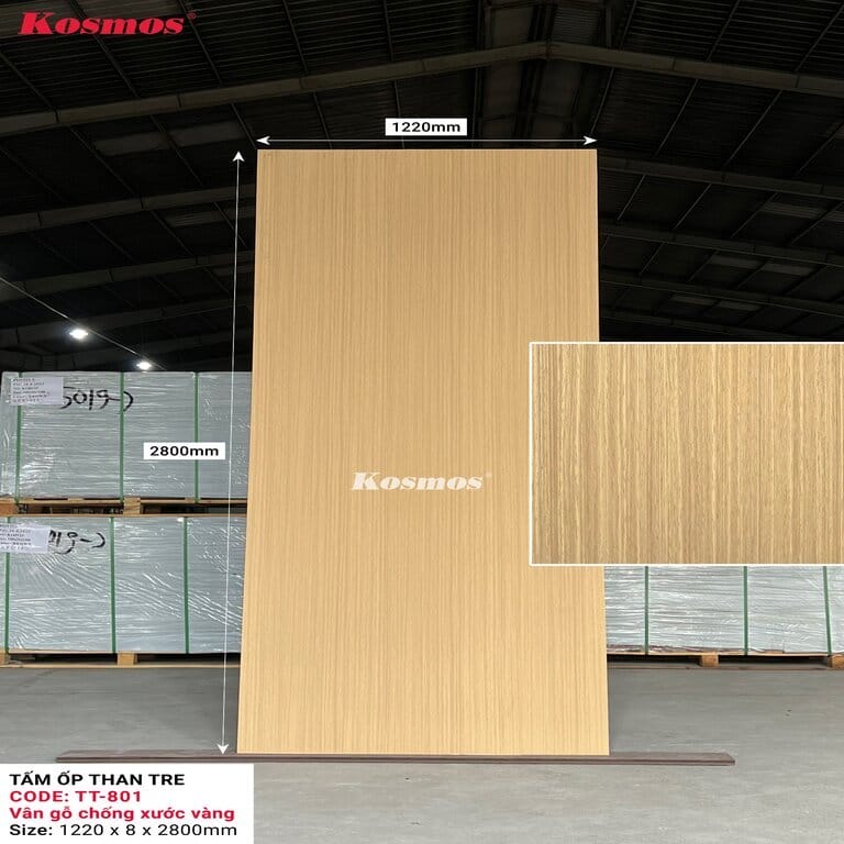 Tấm ốp than tre Kosmos TT-801 Tấm ốp than tre Kosmos TT-801