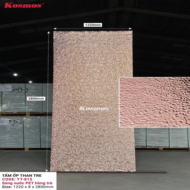 Tấm ốp sợi than tre Kosmos TT-815 Tấm ốp sợi than tre Kosmos TT-815