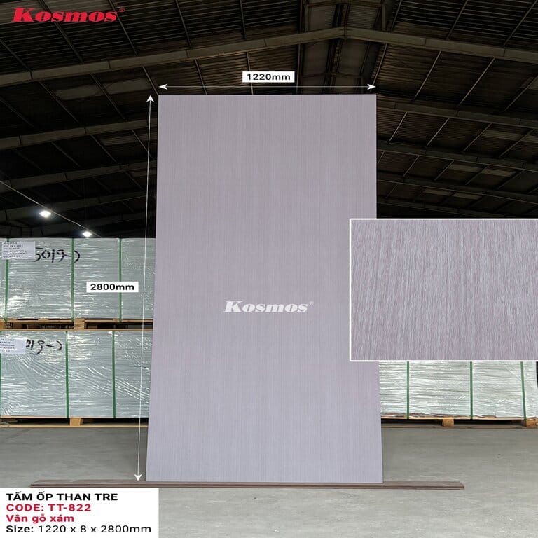 Tấm ốp than tre Kosmos TT-822 Tấm ốp than tre Kosmos TT-822