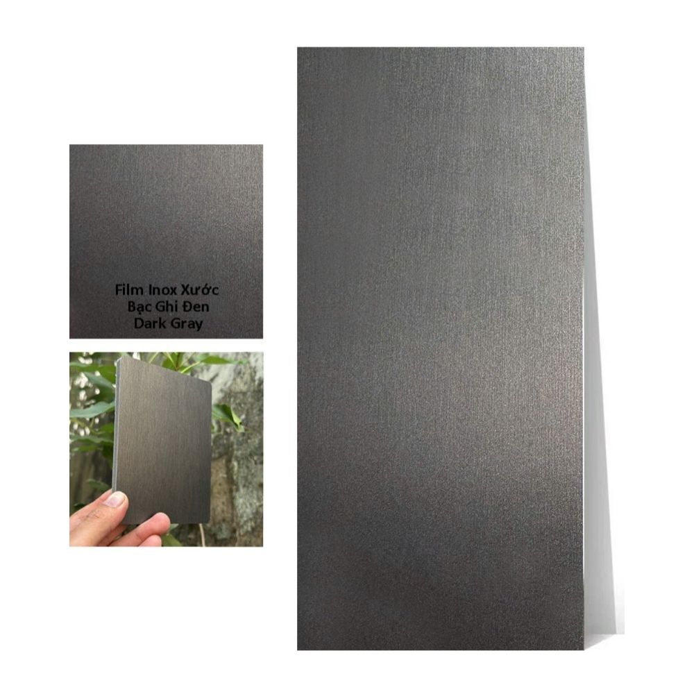 Than-tre-van-inox-xuoc-MT-9 Tấm ốp than tre vân Inox MT-9 iWood - Bạc ghi đen hiện đại