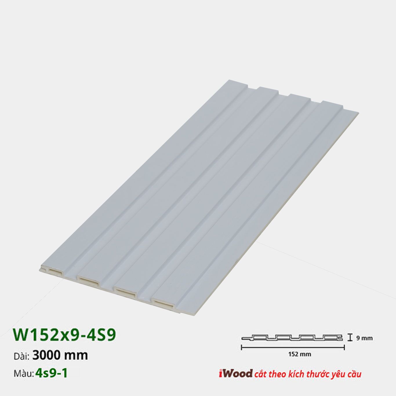 Tấm Lam nhựa giả gỗ iWood 4S9-2 - Tấm nhựa ốp tường, ốp trần Tấm Lam nhựa giả gỗ iWood 4S9-2 - Tấm nhựa ốp tường, ốp trần - Ảnh 8