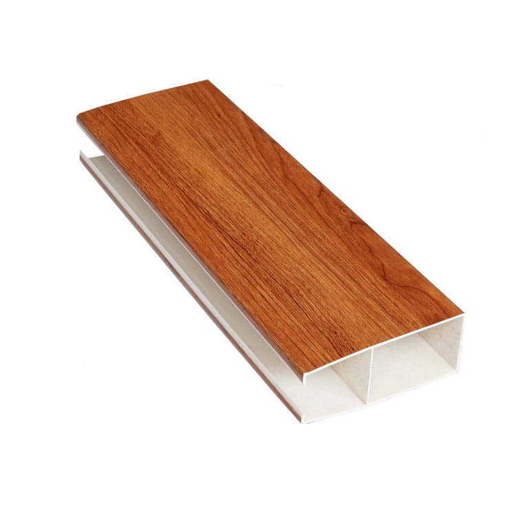 Lam treo trần nhựa giả gỗ Hobiwood HT101 - Màu màu cam đỏ vân gỗ Lam nhựa giả gỗ Hobiwood HT101