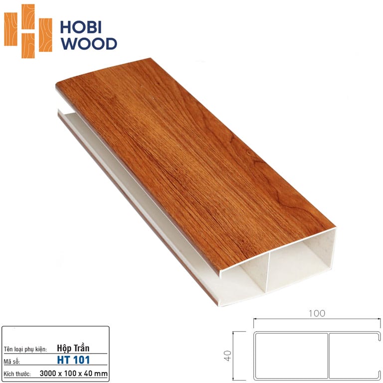 Lam treo trần nhựa giả gỗ Hobiwood HT101 - Màu màu cam đỏ vân gỗ Lam treo trần nhựa giả gỗ Hobiwood HT101 - Màu màu cam đỏ vân gỗ - Ảnh 6