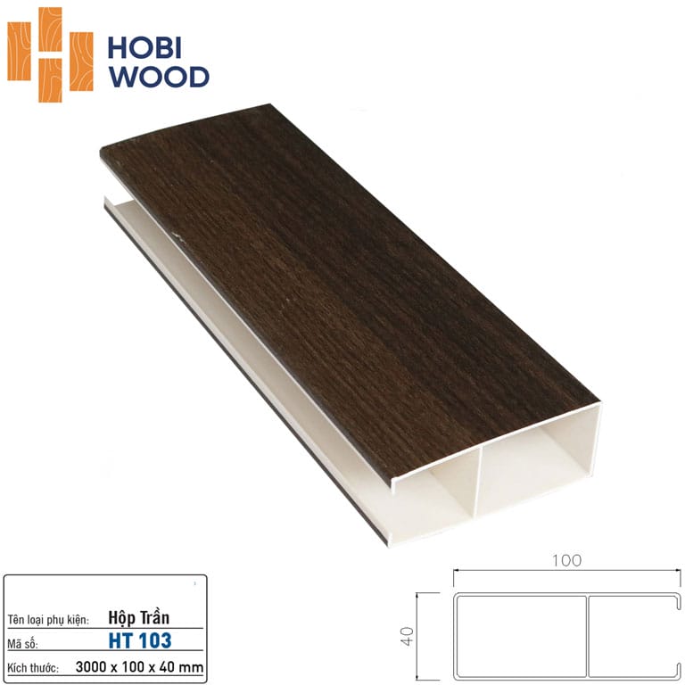 Lam treo trần nhựa giả gỗ Hobiwood HT101 - Màu màu cam đỏ vân gỗ Lam treo trần nhựa giả gỗ Hobiwood HT101 - Màu màu cam đỏ vân gỗ - Ảnh 4