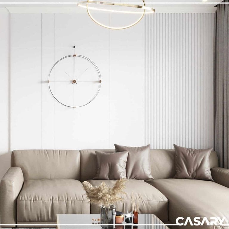 Tấm ốp than tre Casary BF11 - Màu trắng đơn sắc Tấm ốp than tre Casary BF11 - Màu trắng đơn sắc - Ảnh 3