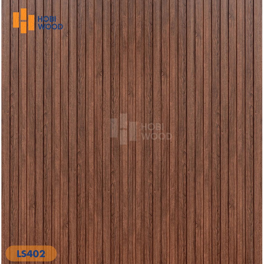 Tấm Lam nhựa giả gỗ Hobiwood LS402 - Vân gỗ nâu sẫm sang trọng Tấm Lam nhựa giả gỗ Hobiwood LS402 - Vân gỗ nâu sẫm sang trọng - Ảnh 3