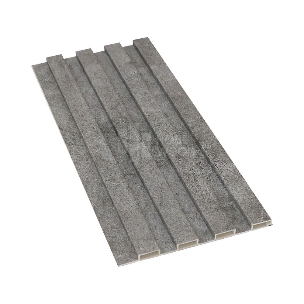 Tấm Lam Nhựa Hobiwood LS409 4 Sóng - Vân Xi Măng Xám 183x3000mm Tấm Lam Nhựa Hobiwood LS409 4 Sóng