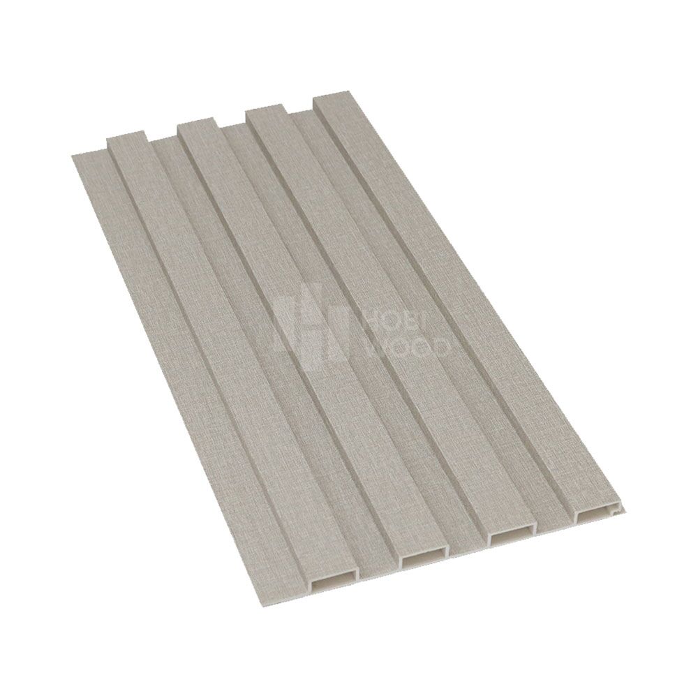 Tấm Lam Nhựa Hobiwood LS410 4 Sóng - Vân Vải Xám Ngọc Trai 183x3000mm | Chống Ẩm 100% Tấm Lam nhựa Hobiwood LS410