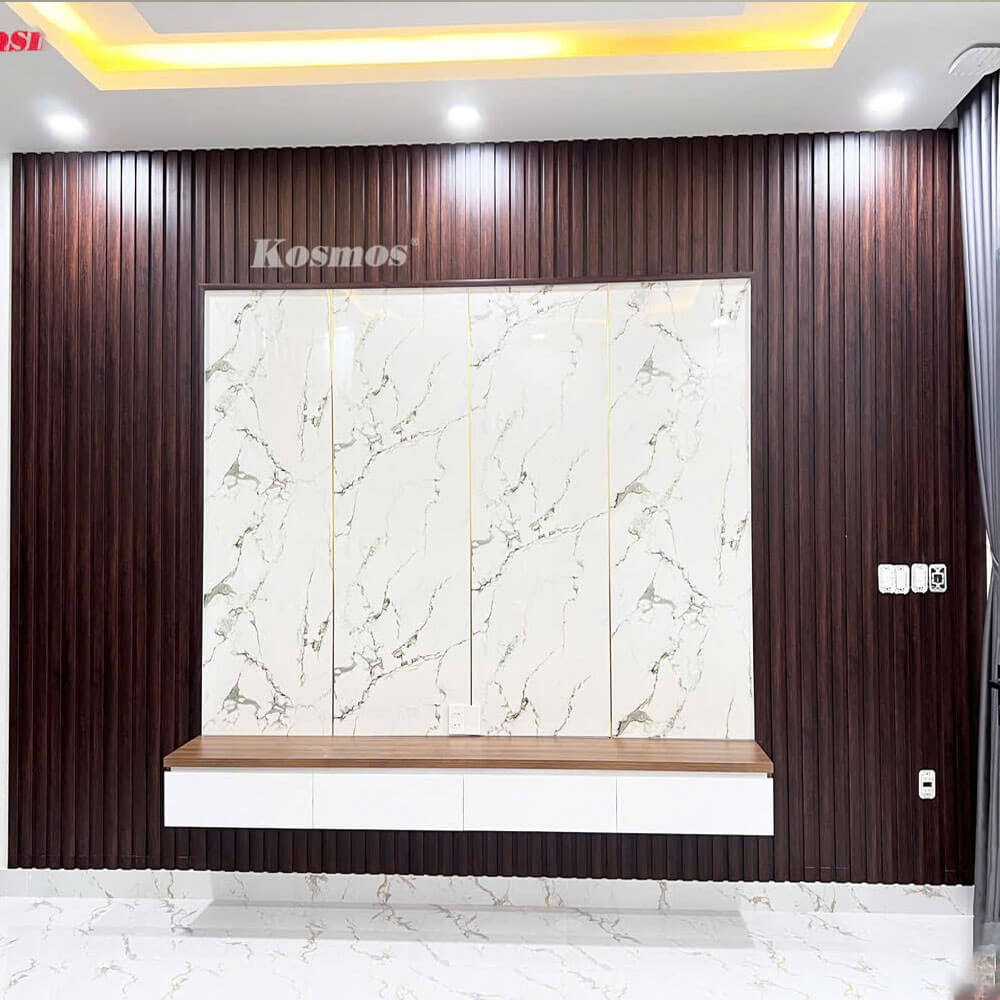 Vách Tivi TN05 - Thiết kế tối giản, thanh lịch Vách Tivi TN05 - Thiết kế tối giản, thanh lịch