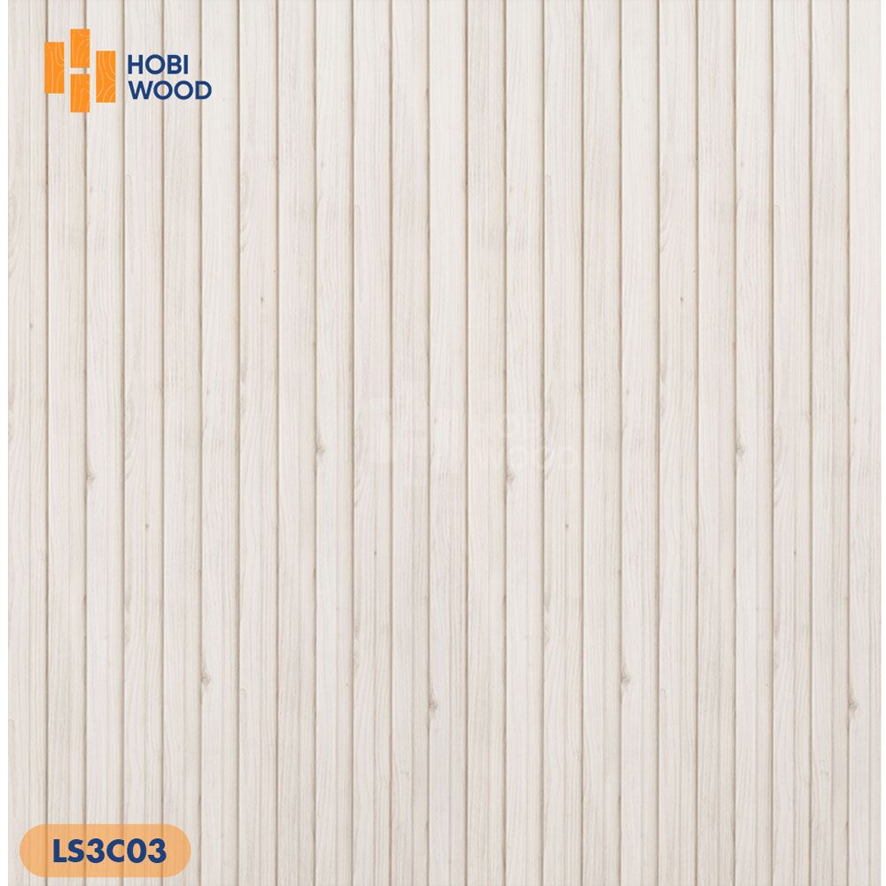 Tấm Nhựa ốp tường Hobiwood LS3C-03 - Màu gỗ xám nhạt (Light Grey Wood) Tấm Nhựa ốp tường Hobiwood LS3C-03 - Màu gỗ xám nhạt (Light Grey Wood) - Ảnh 3