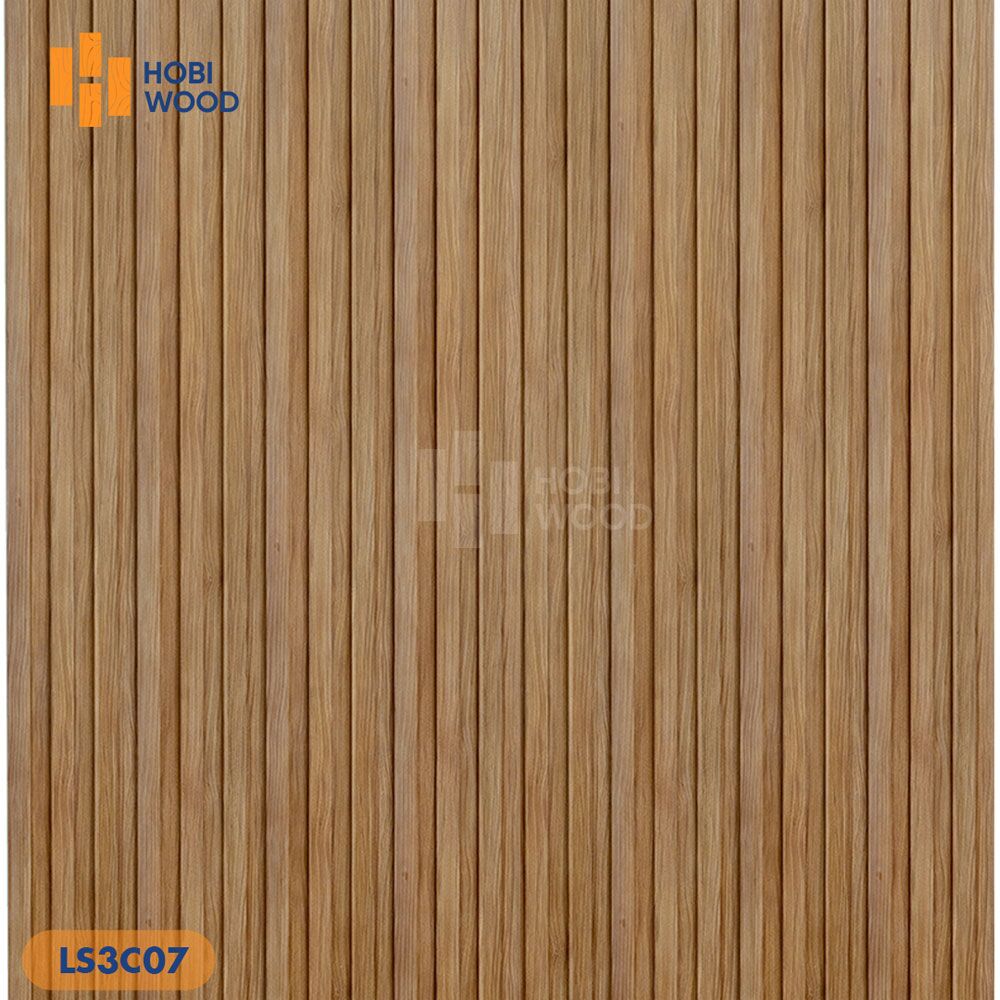 Tấm nhựa ốp tường Hobiwood LS3C-07 - Màu Gỗ Nâu Đậm Tấm nhựa ốp tường Hobiwood LS3C-07 - Màu Gỗ Nâu Đậm - Ảnh 3