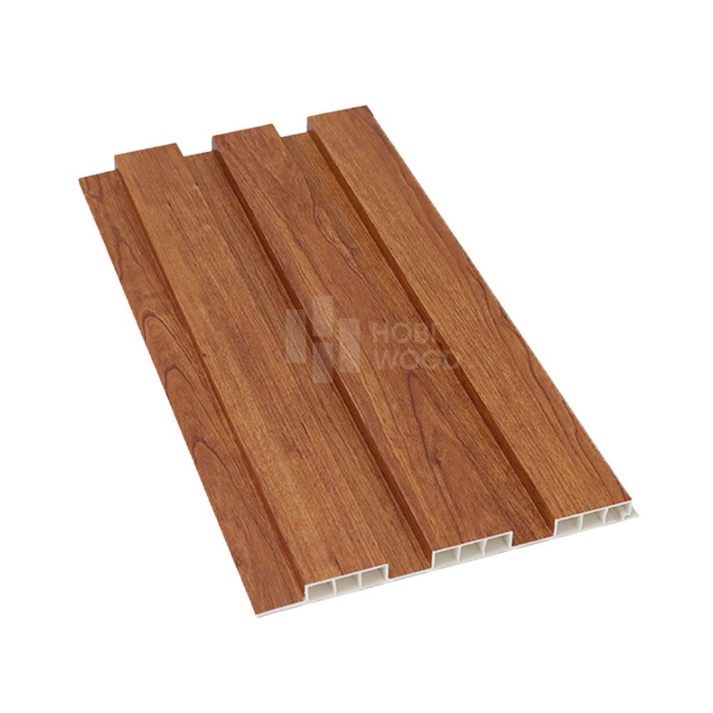 Tấm Nhựa Ốp Tường Giả Gỗ Cao Cấp Hobiwood LS3T01 - Màu Nâu Vàng Ấm Tấm Nhựa ốp tường Hobiwood LS3T01