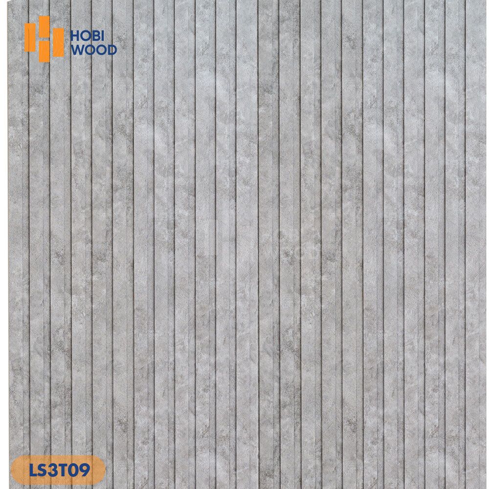 Tấm Ốp Tường Vân Đá Hobiwood LS3T09 - Màu Xám Xi Măng (Concrete Gray) Tấm Ốp Tường Vân Đá Hobiwood LS3T09 - Màu Xám Xi Măng (Concrete Gray) - Ảnh 3