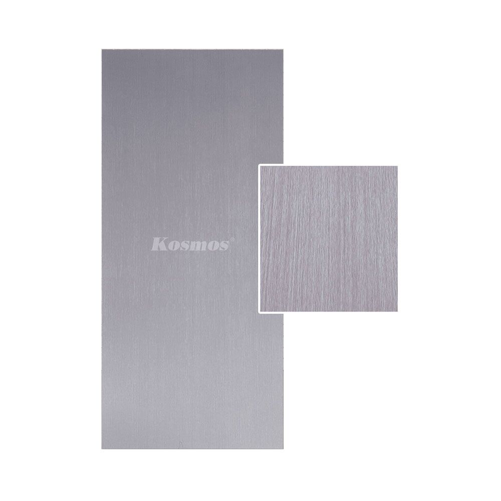 Tấm ốp sợi than tre Kosmos TT-820 - Vân vải màu xám. Tấm ốp sợi than tre Kosmos TT-820
