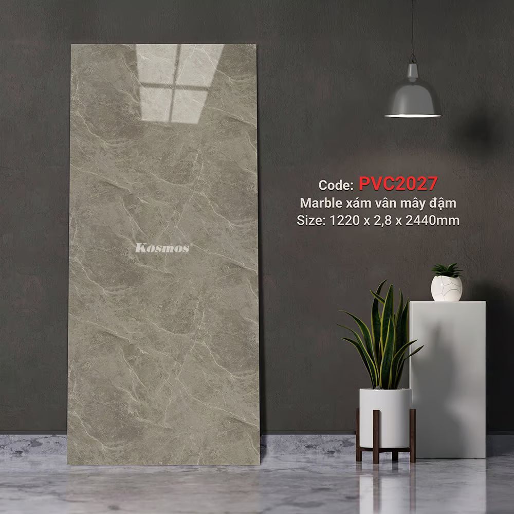 Ốp Tường PVC Xám Vân Mây Đậm Kosmos PVC2027 - Vẻ Đẹp Hiện Đại Sang Trọng Ốp Tường PVC Xám Vân Mây Đậm Kosmos PVC2027 - Vẻ Đẹp Hiện Đại Sang Trọng