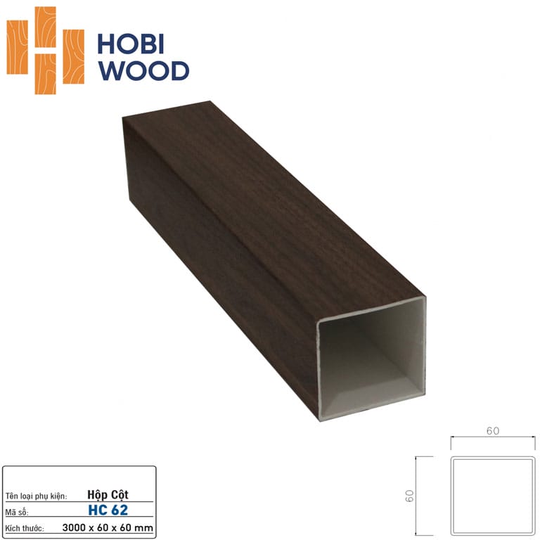 Lam nhựa giả gỗ Hobiwood HC61 - Thanh lam nhựa giả gỗ Lam nhựa giả gỗ Hobiwood HC61 - Thanh lam nhựa giả gỗ - Ảnh 3