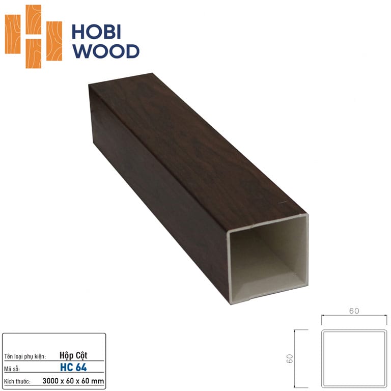 Lam nhựa giả gỗ Hobiwood HC61 - Thanh lam nhựa giả gỗ Lam nhựa giả gỗ Hobiwood HC61 - Thanh lam nhựa giả gỗ - Ảnh 5