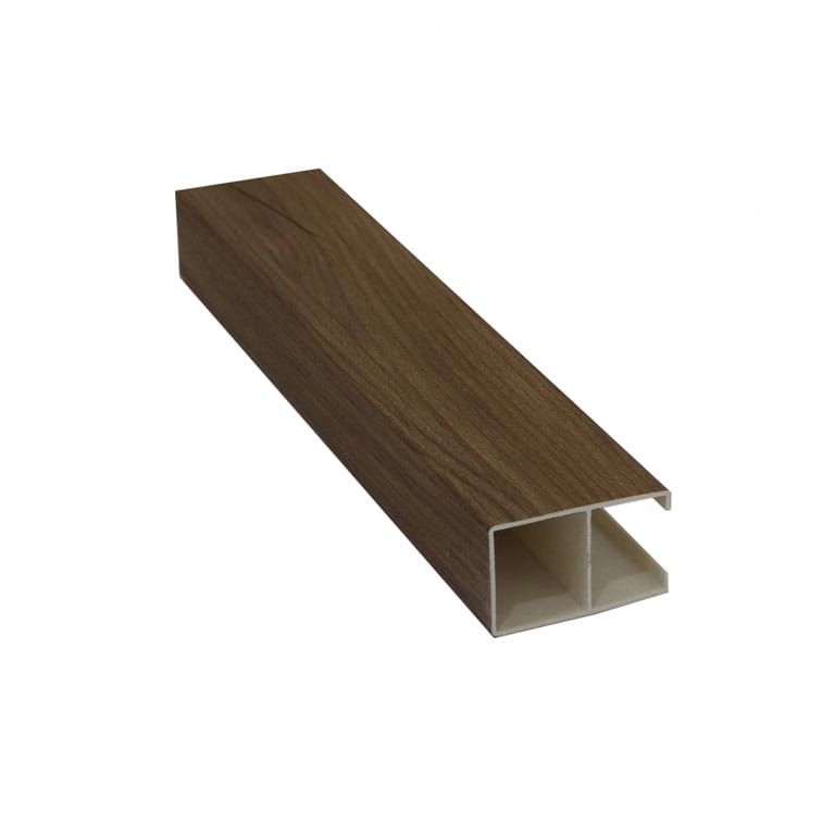 Lam treo trần nhựa giả gỗ Hobiwood HT64 - Màu nâu gỗ óc chó Lam nhựa giả gỗ Hobiwood HT64