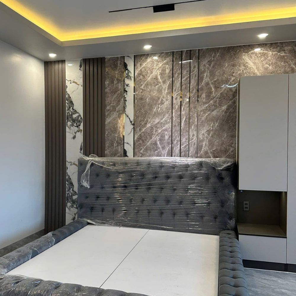Nhựa Ốp Tường Vân Đá Cẩm Thạch Xám Đậm HB-VD2205 Nhựa Ốp Tường Vân Đá Cẩm Thạch Xám Đậm HB-VD2205 - Ảnh 2