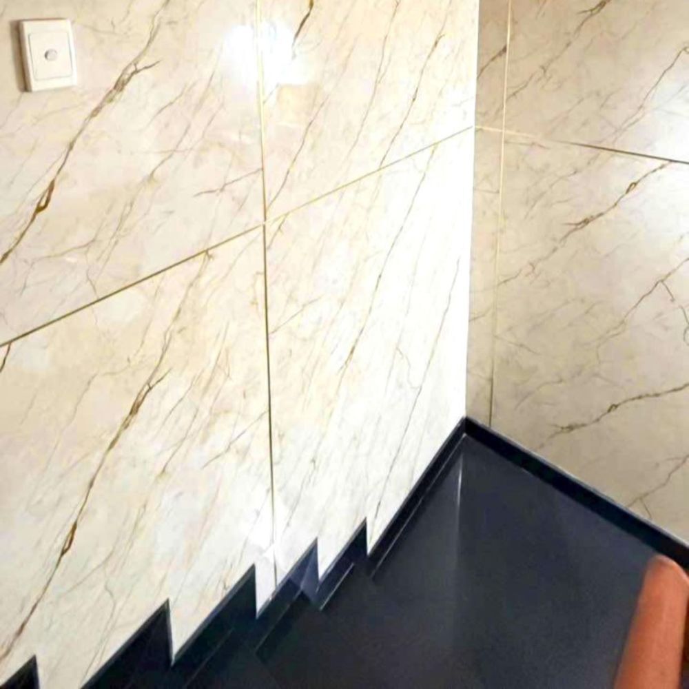 Nhựa Ốp Tường Vân Đá Kem Vàng HB-VD2227 Nhựa Ốp Tường Vân Đá Kem Vàng HB-VD2227 - Ảnh 2