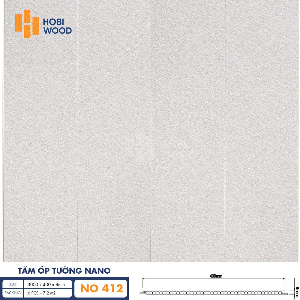 Tấm Nhựa Ốp Tường vân vải Hobiwood NO-412 - Tấm nhựa ốp tường cao cấp Tấm Nhựa Ốp Tường vân vải Hobiwood NO-412 - Tấm nhựa ốp tường cao cấp - Ảnh 2