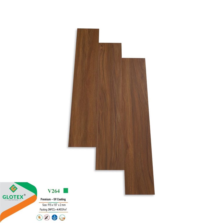 Sàn nhựa giả gỗ Glotex V263 - Vân Gỗ Sồi Vàng Nhạt (Light Oak) Sàn nhựa giả gỗ Glotex V263 - Vân Gỗ Sồi Vàng Nhạt (Light Oak) - Ảnh 5