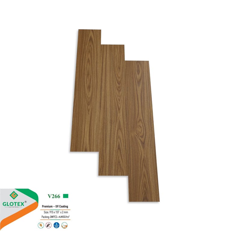 Sàn nhựa giả gỗ Glotex V263 - Vân Gỗ Sồi Vàng Nhạt (Light Oak) Sàn nhựa giả gỗ Glotex V263 - Vân Gỗ Sồi Vàng Nhạt (Light Oak) - Ảnh 3