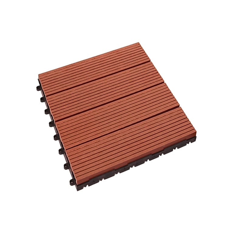 Vỉ gỗ nhựa ngoài trời Hobiwood VS màu red - Sàn gỗ ban công 24 Vỉ gỗ nhựa ngoài trời Hobiwood VS màu red