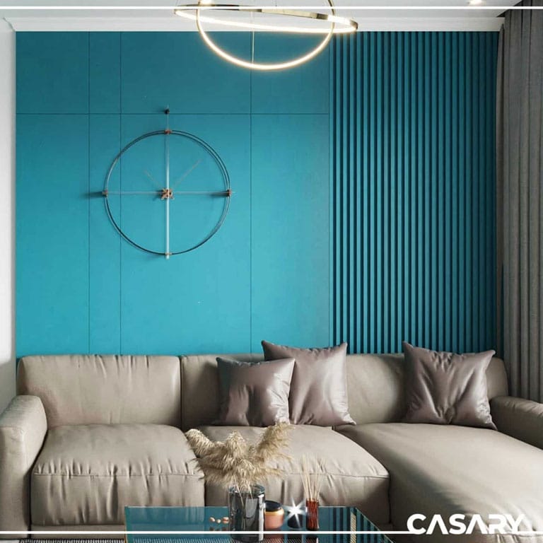 Tấm ốp than tre Casary BF12 - Màu xanh đơn sắc 15 Tấm ốp than tre Casary BF12 - Màu xanh đơn sắc - Ảnh 3