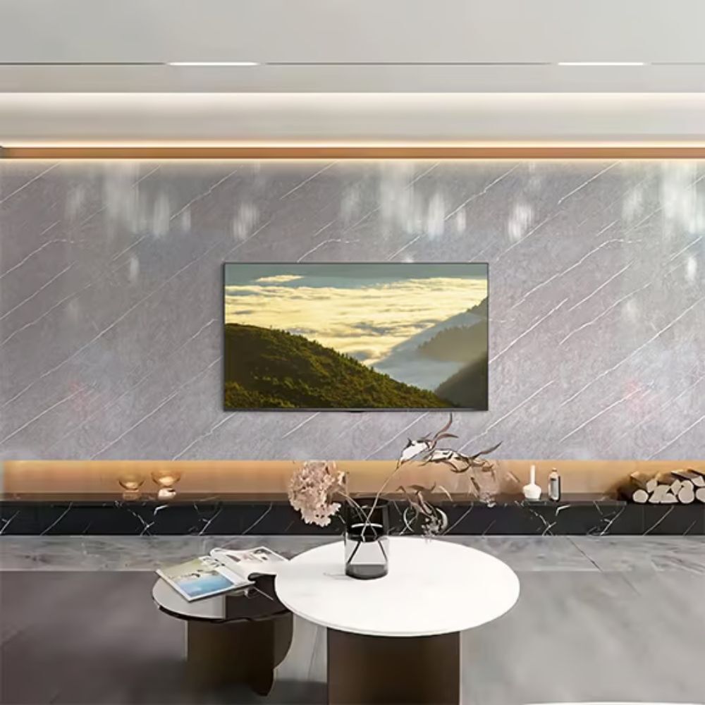 Tấm ốp than tre vân đá xám Kosmos TT-826 - Sự linh hoạt và đa dạng trong thiết kế 6 Tấm ốp than tre vân đá xám Kosmos TT-826