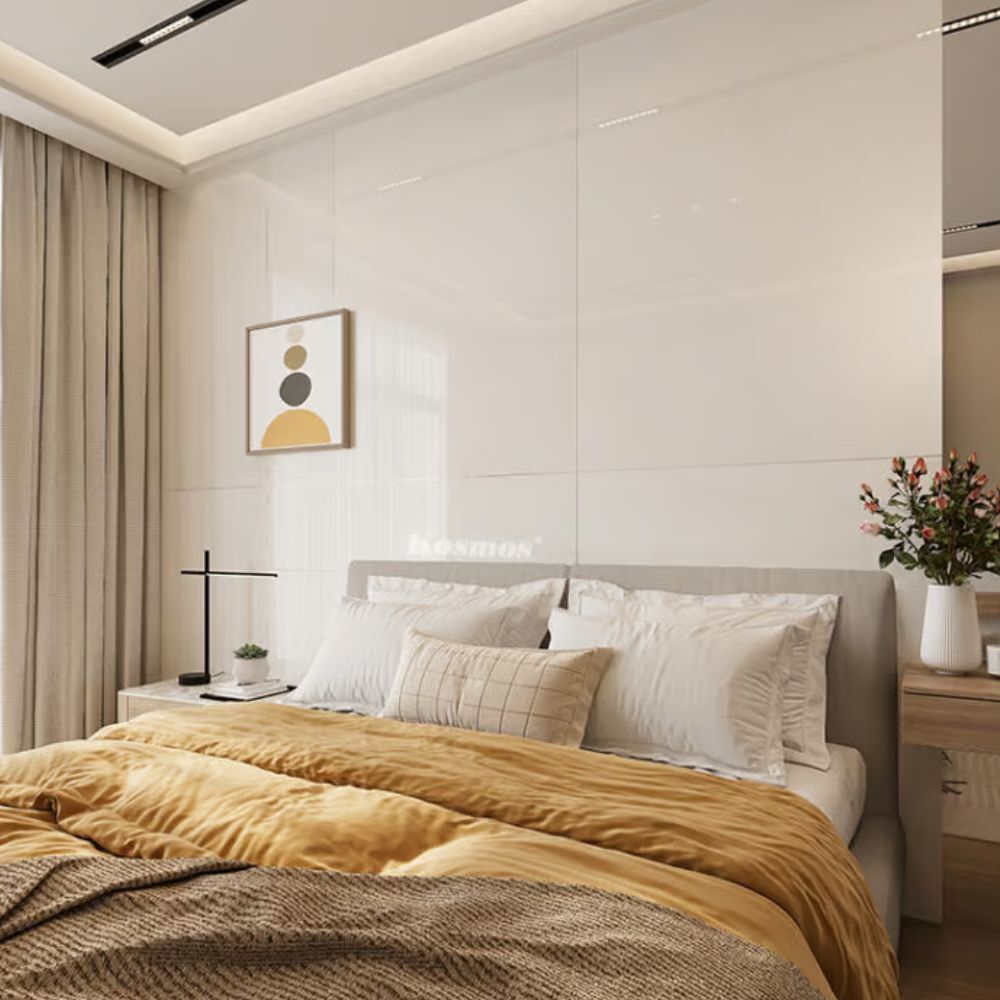 Ốp Tường PVC Vân Đá Xà Cừ Trắng Ngà PVC212 - Tinh Tế & Hiện Đại 6 Ốp Tường PVC Vân Đá Xà Cừ Trắng Ngà PVC212