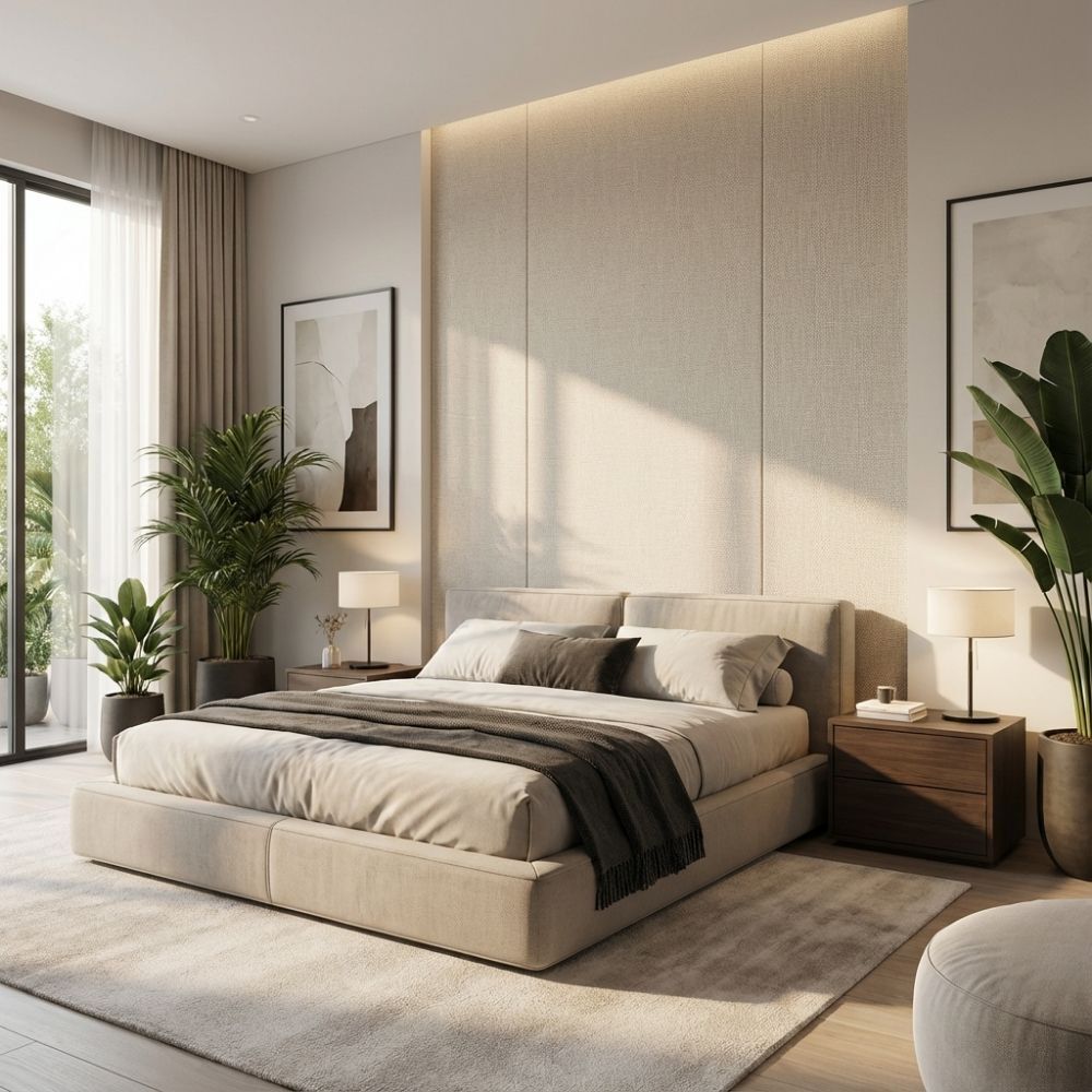 Tấm ốp than tre vân vải CL-4 iWood - Màu xám lông chuột 5 Ốp tường than tre vân vải CL-4 iWood - Màu xám lông chuột