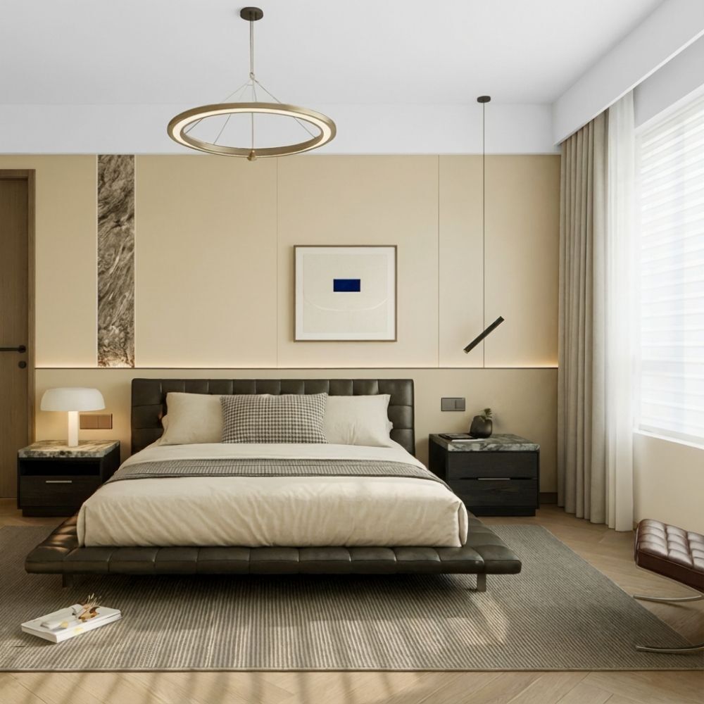 Tấm ốp than tre vân vải CL-8 iWood - Màu xám vàng 5 Ốp tường Tấm ốp than tre vân vải CL-8 iWood - Màu xám vàng