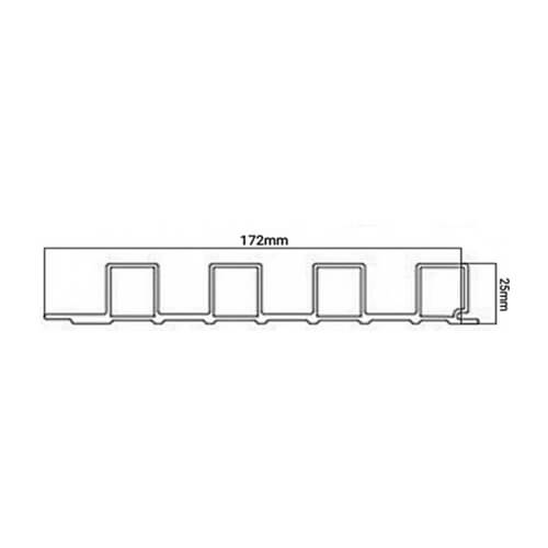 Tấm Lam nhựa giả gỗ Hobiwood LS4C 05 - Lam nhựa giả gỗ ốp tường, ốp trần kich-thuoc-lam-nhua-4-song-cao-hobiwood