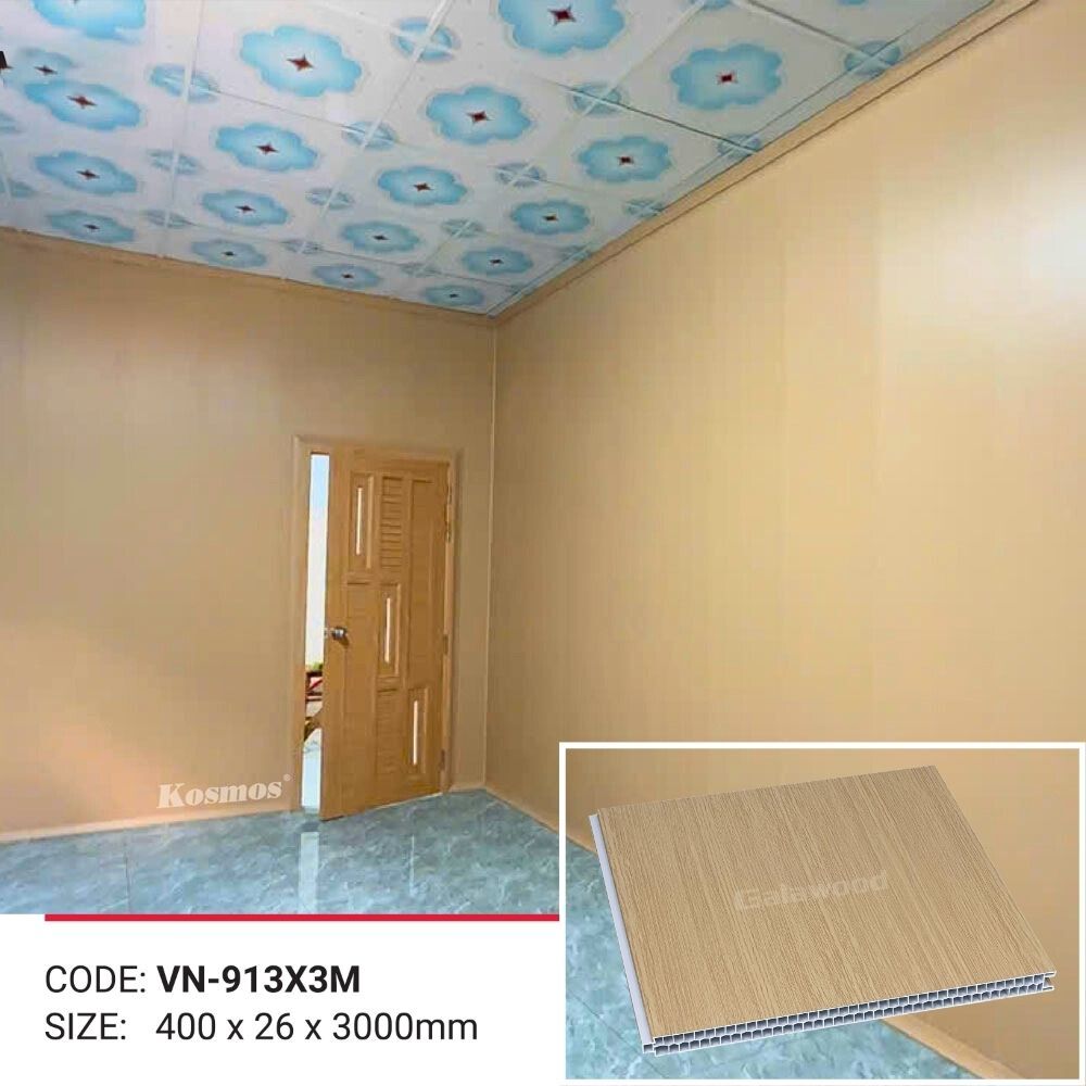 Vách Ngăn Nhựa 2 Mặt Galawood VN-913 - Màu sồi vàng đậm Vách Ngăn Nhựa 2 Mặt Galawood VN-913 - Màu sồi vàng đậm - Ảnh 2