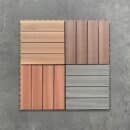 Vỉ gỗ nhựa ngoài trời vân sọc Hobi Wood
