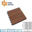 Sàn gỗ ban công Hobiwood VS màu brown - Vỉ gỗ nhựa ngoài trời