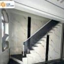 Nhựa Ốp Tường Trắng Vân Vàng Gold HB-VD2235