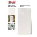 Tấm ốp than tre đơn sắc PET iS-2W iWood - Màu trắng kem